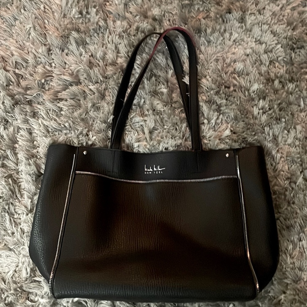 Nichole Miller large black purse